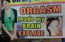 Od orgazmu pękła jej głowa