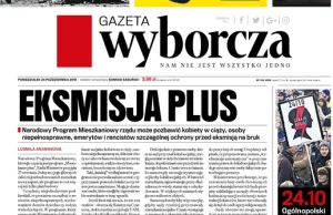 „Gazeta Wyborcza” na pierwszej stronie przeprasza Antoniego Macierewicza