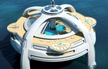 Jacht i wyspa w jednym, czyli futurystyczny hotel na wodzie