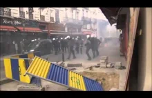 Zamieszki w Brukseli przed meczem Brugia vs. Anderlecht 22.03.2015