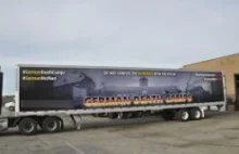 TRUCK Z NAPISEM "GERMAN DEATH CAMPS" WYRUSZY W TRASĘ PO USA (video)