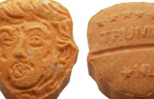 Tabletki ekstazy o kształcie twarzy... Donalda Trumpa