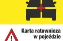 Ważna rzecz. Karta ratownicza pojazdu i apteczka samochodowa.