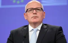 Wiceszef KE Frans Timmermans prawdopodobnie we wtorek odwiedzi Warszawę