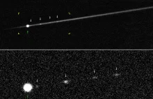 To nie jest kometa - to grupa asteroid orbitujących w pyłowym pierścieniu