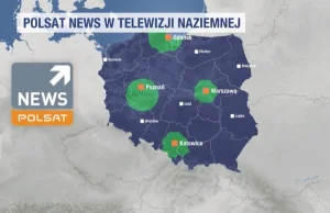 Od dziś Polsat News dostępny bezpłatnie w telewizji naziemnej