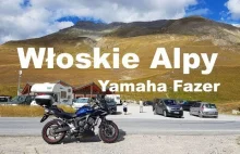 Alpy włoskie, Colle della Maddalena, Yamaha FZ6 Fazer S2, Sony X3000 R