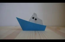 Origami. Jak zrobić łódź z papieru (lekcja wideo)