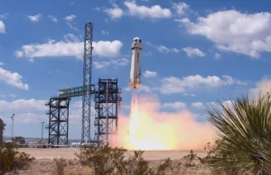 Podczas wczorajszego testu rakieta Blue Origin doleciała rekordowo wysoko