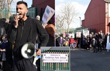 Eskalacja konfliktu LGBT kontra Islam. Protesty przed drugą szkołą