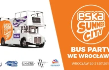 Eska Summer City Bus Party oraz MWW Taxi, zapraszają na imprezę!