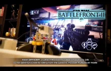 Robot z LEGO gra w multi w Battlefroncie 2