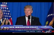 Konferencja Trumpa dot. imigracji