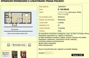 Ogłoszenia na Gumtree: „Sprzedam mieszkanie z lokatorami, prawomocny wyrok...