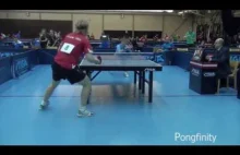 Ping pong: Niesamowite uderzenie po bekhendzie