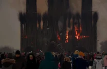 W Rosji z okazji święta publicznie spalono katolicką katedrę! (WIDEO, FOTO