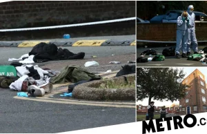 Czterech nastolatków zaatakowanych nożem w Londynie