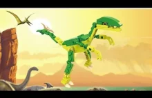 Cogo Dino Dinosaur (fake) Lego blocks 3 in 1 Velociraptor