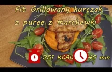 Dietetyczny soczysty kurczak z puree z marchewki - video