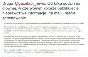 Czy gazeta podała informację nieprawdzwą?A pelikany ponownie wykopały na główną?