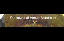 Dźwięki z powierzchni planety Wenus.
