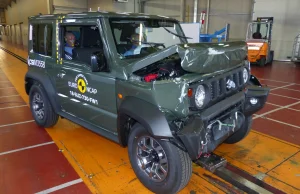 Euro NCAP rozbija terenowe Suzuki i dziwi się że nie jest bezpieczne jak S-klasa