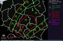 Groźne prognozy na dziś - możliwe tornada.