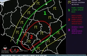 Groźne prognozy na dziś - możliwe tornada.