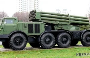 Nowe silniejsze wyrzutnie rakiet wjechały na Ukrainę z Rosji