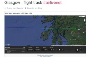 Polski dreamliner lądował awaryjnie w Glasgow. Dym w kabinie