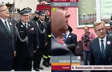 Wpadka Komorowskiego wśród strażaków. "Tu, w Wielkopolsce..." - zagaja...
