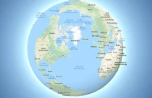 Google - płaskoziemcy 1:0. Mapy Google z nowym widokiem kuli ziemskiej