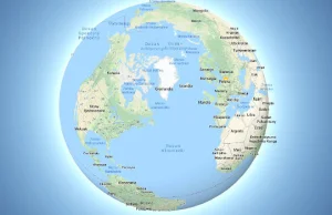 Google - płaskoziemcy 1:0. Mapy Google z nowym widokiem kuli ziemskiej