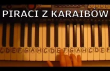 Jak grać ♫ Piraci z karaibów ♫ (He's pirate) na keyboardzie Łatwy cover!