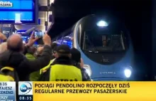 Przyjechał przepłacony pociąg do Warszawy. Tubylcy się cieszą, prorządowa...