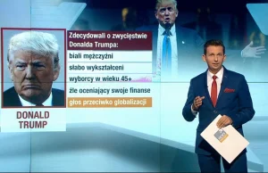 "Biały niewykształcony mężczyzna poparł Trumpa"