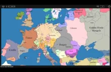 Jak zmieniały się granice w Europie przez tysiąc lat?