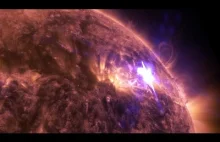 Rozbłysk słoneczny zarejestrowany przez NASA [4K]