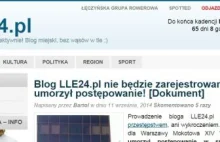 Sąd: LLE24.pl jest blogiem i nie wymaga rejestracji