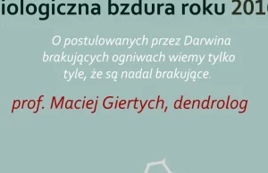 Biologiczna Bzdura Roku 2016 #2 Maciej Giertych