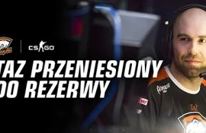 TaZ w rezerwach Virtus.Pro! Na jego miejsce Michu.