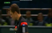 Perfekcyjny gem Jerzego Janowicza w meczu przeciwko Nadalowi
