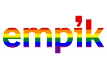 Empik zmienia logo na tęczowe przed Paradą Równości.