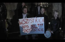 Manifestacja przeciwko bezpodstawnemu zatrzymaniu Marka Mareckiego...