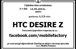 Dlaczego lepiej nie używać HTC Desire Z jako hotspot