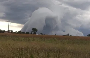 Rzadkie zjawisko atmosferyczne nad gminą Osiek Mały