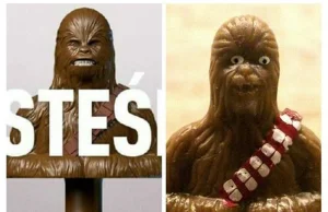 Chcecie żart roku? Po lewej jest Chewbacca z gazetki Lidla. Po prawej z Lidla.