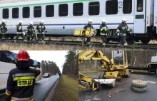 Gmina Zbąszyń. Tir wjechał pod pociąg Intercity. Pięć osób rannych!...