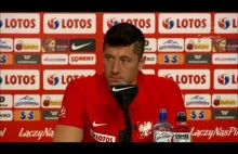 Smutni Lewandowski i Nawałka tłumaczą się po meczu z Kolumbią.