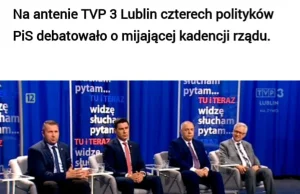 W TVP Lublin czterech polityków PiS debatowało o mijającej kadencji rządu
